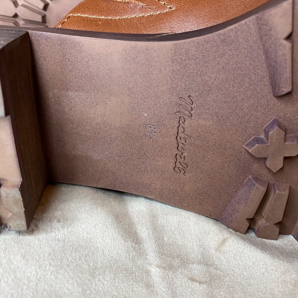 Madewell Mindy Lugsole Mules in Maple - Size 8.5 - Picture 9 of 11